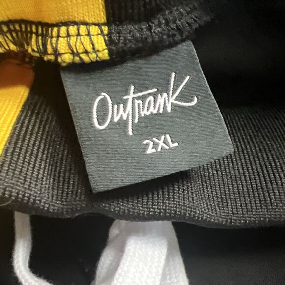 Outrank Heat Vs Rockets Track Jogger Pants Red Black & Yellow Size 2XL NWOT - Picture 6 of 9